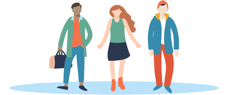 Illustration of people